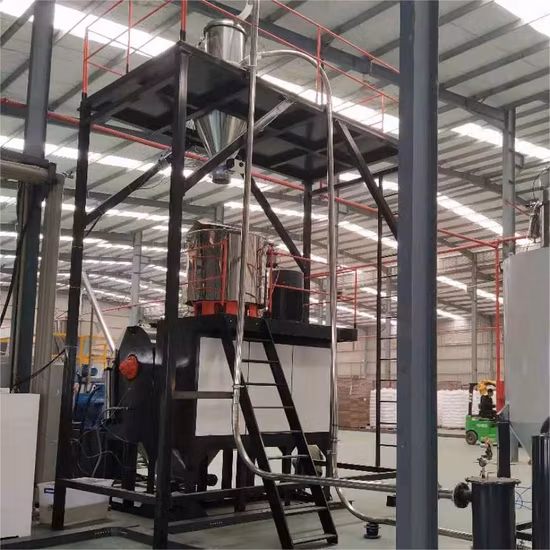 Sistema de alimentación, pesaje y mezcla de PVC Sistema de mezcla y dosificación vertical de PVC