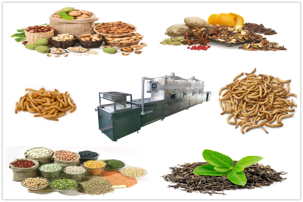 Industrial Microwave Nuts Cereals Shrimp Curing Cooking Device Grain Drying Machine Universal Sterilization Equipment