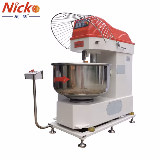 Máquina para hornear panadería comercial, amasadora de masa, Mini mezcladora de Pizza, cocina eléctrica, mezcladora de masa en espiral de harina de 125 kg