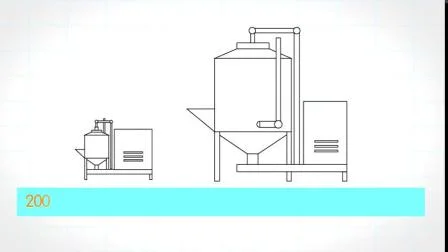 Mezclador de vacío turbo 500-10000L para línea de procesamiento de lácteos, bebidas y alimentos fluidos