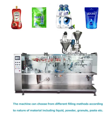 Máquina automática de llenado y envasado de líquidos, polvos, gránulos y pasta de 300 cc automática de alta calidad