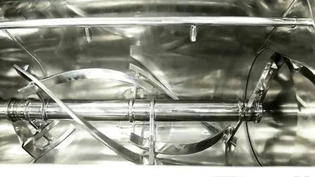 Máquina mezcladora horizontal de partículas de gránulos de azúcar en polvo Mezclador de cinta