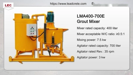 Agitador mezclador de lechada Turbo Lma750-1500e